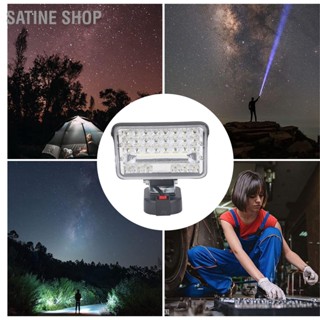 SaTine Shop 144W 7200LM LED Work Light Spotlight Floodlight Emergency Portable Flashlight Tool Bright Lighting Outdoor for Men