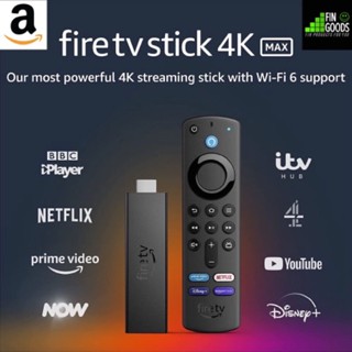 Amazon Fire TV Stick 4K Max ✅พร้อมส่ง รองรับ WiFi 6 รองรับการสั่งการด้วยเสียงด้วย Alexa Voice Remote