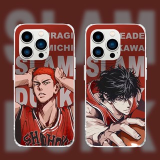 เคสโทรศัพท์มือถือ ลาย SLAM DUNK สีเงิน สําหรับ iPhone 14 Pro 13 12 Pro Max 11