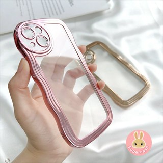 เคสโทรศัพท์มือถือแบบนิ่ม ใส บางมาก ลายคลื่น ขนาดใหญ่ หรูหรา สําหรับ Infinix Hot 12 11 10 9 Play 11S Note 12 G96