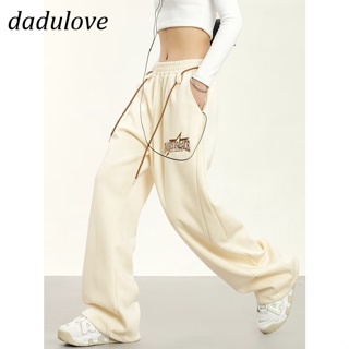 DaDulove💕 New American Style Street Sweatpants Womens High Waist Loose Casual Pants Plus Size Jogging Pants