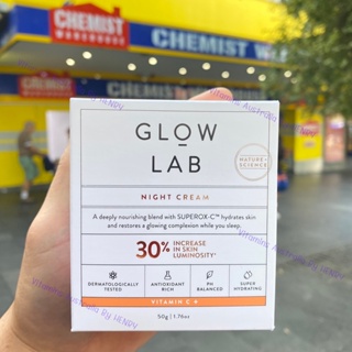 Glow Lab Night Cream 50ml โกล์ว แลบ ไนท์ ครีม นำเข้าจากประเทศออสเตรเลีย