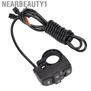 Nearbeauty1 Motorcycle Turn Signal Switch  Integrated Motorcycle Handlebar Switch  for Street Bike