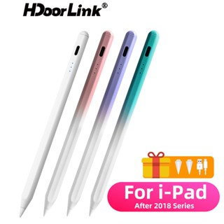 Hdoolink ปากกาสไตลัส สําหรับแท็บเล็ต A-pple Pencil Palm Rejection Power Display iPd Pencil Pen For iPd Accessories 2022 2021 2020 2019 2018 Pro Air Mini Stylus