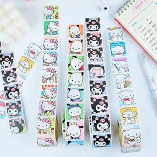 สติกเกอร์ ลายการ์ตูน Sanrio Kuromi Melody Cinnamoroll Diy สําหรับตกแต่ง