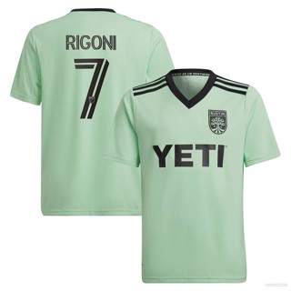 เสื้อยืดแขนสั้น ลายทีมชาติฟุตบอล Rigoni Austin FC Jersey Youth YP2 2023 MLS พลัสไซซ์ PY2