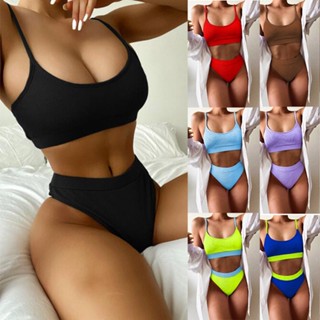 New single swimsuit bikini womens European and American swimsuit split bikini swimsuit B178W WEKU