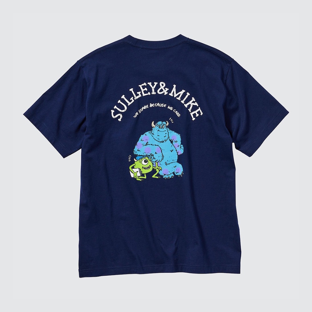 UNIQLO Mens/Womens (UT) PIXAR ART เสื้อยืดพิมพ์ลาย (แขนสั้น Pixar Art)
