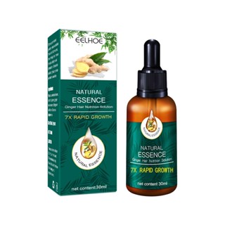  EELHOE Ginger Hair Care Essential Oil Repairing Hair Follicles Hair Care Fast Regeneration Essential Oil Hair Loss Ginger essence (30ml box)