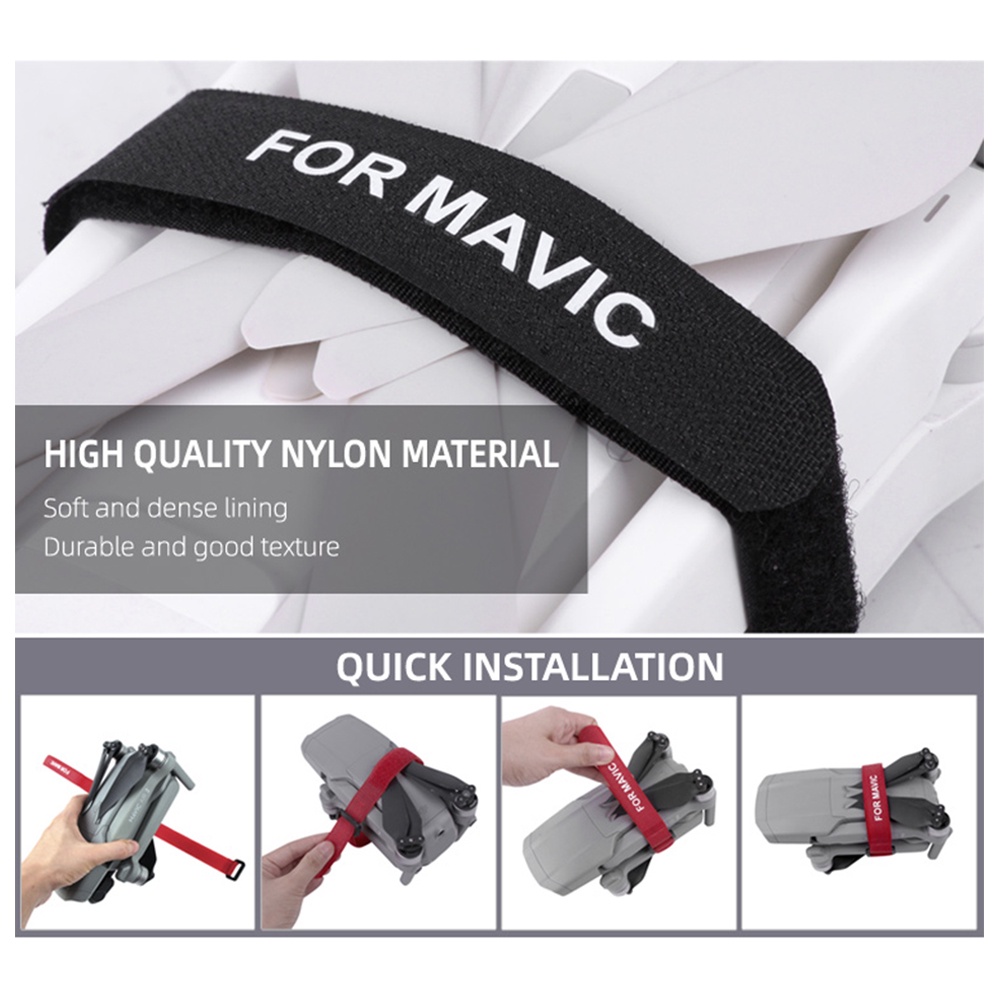MAVIC ใบพัดstabilizerสําหรับdji Mini 4/3 Pro/AIR 3S/DJI AIR 3 peller StabilizerยึดเทปสายรัดDroneใบมีดสําหรับmavic 3/Mini 2/SE erialยิงAccessori