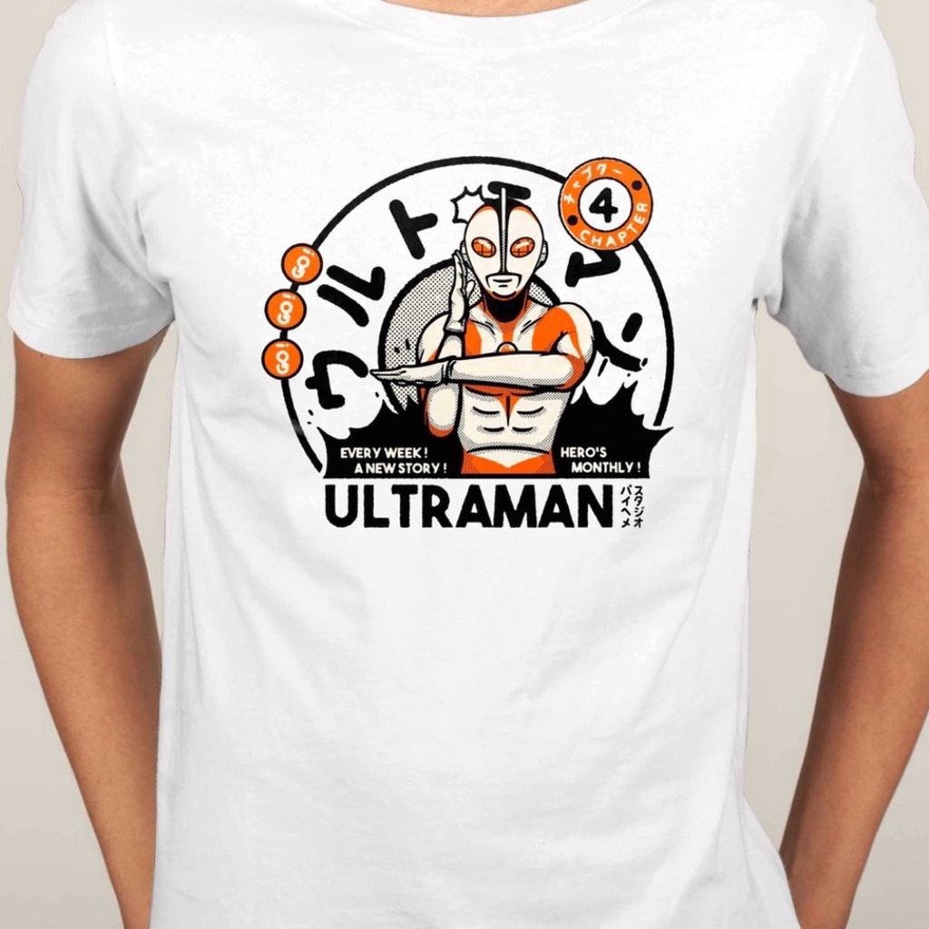 WXเสื้อเชิ้ตแขนสั้น เสื้อยืดผ้าฝ้าย ผ้านุ่ม เสื้อเชิตแขนสั้น Ultraman tiga ultraman taro dyna mebius