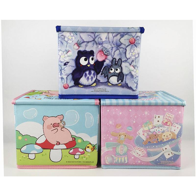 Sanrio Cinnamoroll Patapatapeppy Lulu The Piggy Foldable Storage Box 7858