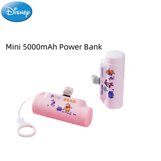 Disney พาวเวอร์แบงค์ 5000Mah รูปการ์ตูนมิกกี้เมาส์น่ารัก บางมาก ชาร์จ Usb แบบพกพา