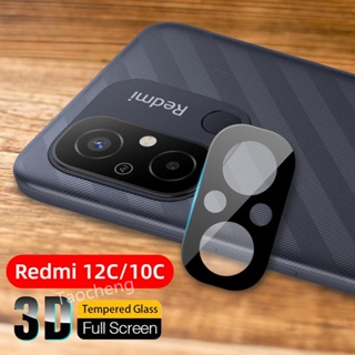 ฟิล์มกระจกนิรภัยกันรอยหน้าจอ เลนส์กล้อง 3D สําหรับ Redmi 12C 10C Redmi12C 4G 2022 2023 3 ชิ้น