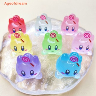 [Ageofdream] ใหม่ ฟิกเกอร์เรซิ่น รูปแดชบอร์ดรถยนต์ Kirby Bubble เรืองแสง ขนาดเล็ก ของเล่นสําหรับเด็ก 1 ชิ้น