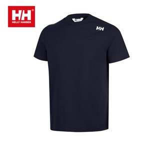 เสื้อยืดแขนสั้นลําลอง คอกลม พิมพ์ลาย HELLY HANSEN HH CREWNECK สําหรับผู้ชาย