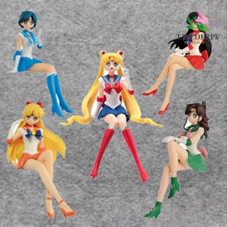 TAYLOR2PV Sailor Moon 20th Anniversary PVC Figurine Collectable Models Sailor Venus Sailor Mercury