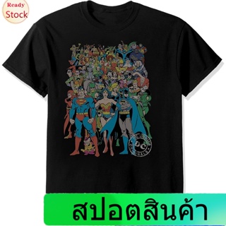 NIFเสื้อยืดยอดนิยม DC Comics Mens Dc Characters Original Universe T-Shirt Mens Womens T-shirts