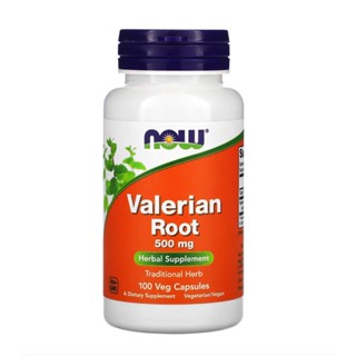 [ วาเลอเรียน ] NOW Foods, Valerian Root (500 mg) x 100 แคปซูล Veg Capsules