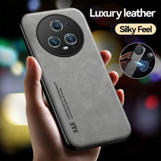 Lambskin Leather Cover For Honor Magic5 Magic 5 Pro 5G Case Magnetic Shockproof Silicone Coque On Magic5pro 5G PGT-AN10 6.81"