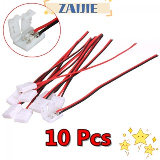 สายไฟ LED 2 Pin สำหรับ 3528 / 5050 PCB Connector 10 ชิ้น