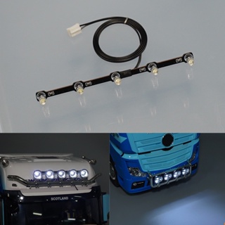 Cgrc บอร์ดไฟสปอตไลท์ LED PCB อะไหล่อัพเกรด สําหรับรถบรรทุกบังคับ 1/14 Tamiya Trailer Benz Actros 3363 56348