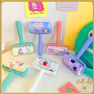 Helloshop ปลีก/ส่ง ลูกกลิ้งเก็บขนและฝุ่น ลูกกลิ้งทำความสะอาด ลายการ์ตูน 0600