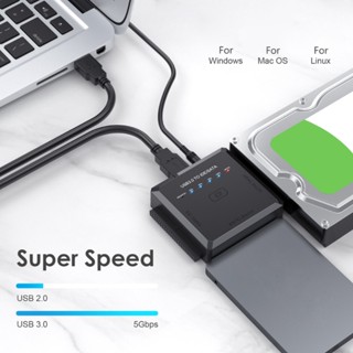 Capa ตัวแปลง USB 3 0 เป็น IDE และ 2 5 3 5 HDD SSD พร้อมฟังก์ชั่นสํารองข้อมูลแบบสัมผัสเดียว