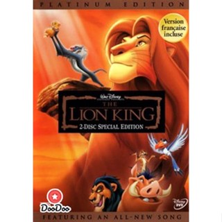 DVD The Lion King เดอะ ไลอ้อน คิง (เสียงไทย/อังกฤษ | ซับ ไทย/อังกฤษ) หนัง ดีวีดี