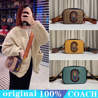 Coach f79278 f79257 กระเป๋าสะพายผู้หญิง/กระเป๋ากล้อง/กระเป๋าหนังวัวแฟชั่นผู้หญิง/สายคล้องไหล่กว้าง