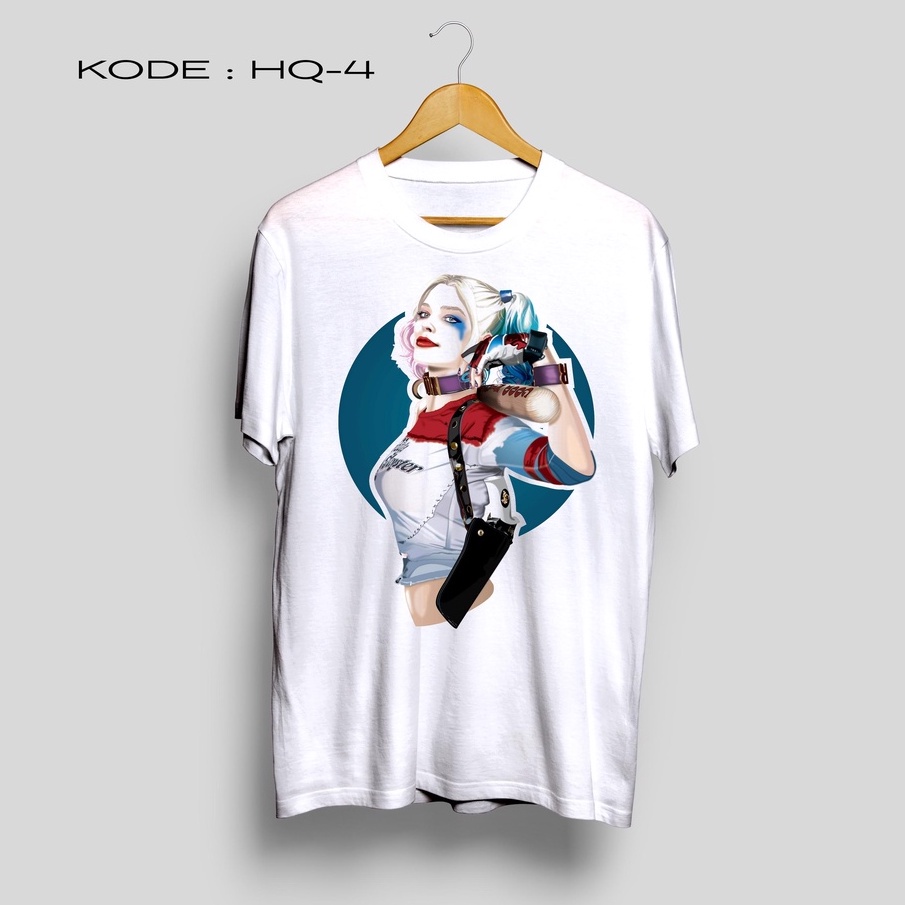 2023เสื้อยืดผ้าฝ้าย เสื้อยืด ลาย Harley Quinn