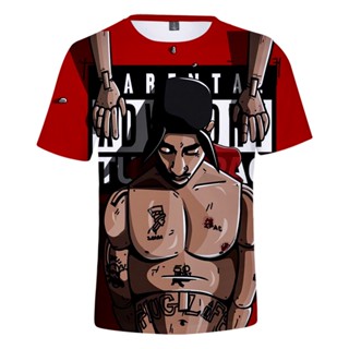 เสื้อยืด พิมพ์ลาย Tupac ยอดนิยม สําหรับผู้ชาย 2 ชิ้น