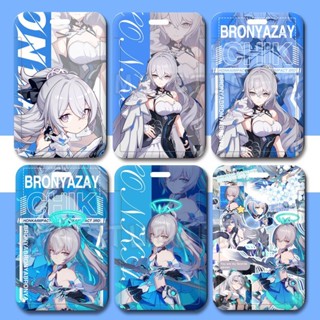 กระเป๋าใส่นามบัตร ลายการ์ตูนอนิเมะ Honkai Impact Bronya Silverwing: N-EX DIY สําหรับนักเรียน