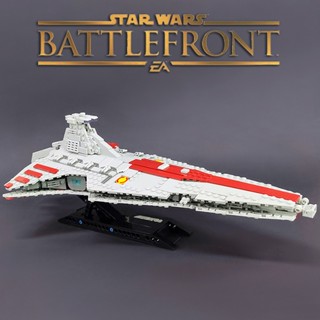 Moc ของเล่นตัวต่อเลโก้ Star Wars Venator Attack Cruiser Fighter Destroyer Brick Technical สําหรับเด็ก เข้ากันได้กับ lego