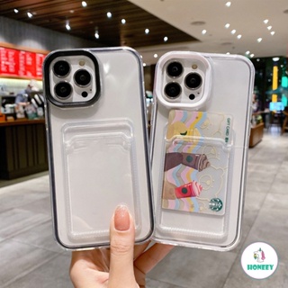 3 In 1 เคสโทรศัพท์มือถือใส แบบนิ่ม มีช่องใส่บัตร ถอดออกได้ สําหรับ IPhone 11 14 Pro Max 13 12 11 Pro Max X Xs XR 8 7 Plus