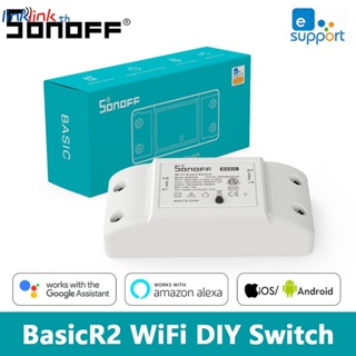 SONOFF 【ขายด่วน】สวิตช์เปิดปิด Itad R2 อัจฉริยะ พร้อมรีโมตคอนโทรลไร้สาย Wi-Fi พร้อมตัวจับเวลา DIY