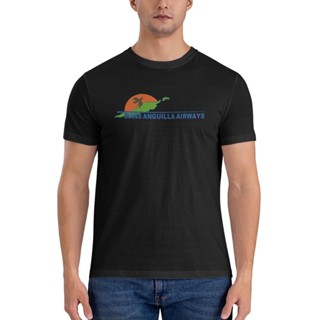 เสื้อยืด พิมพ์ลาย Trans Anguilla Airways สําหรับผู้ชาย