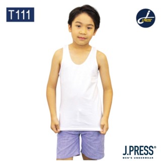 🔥พร้อมส่ง🔥  J.PRESS เสื้อกล้ามเด็ก รุ่น T111 (1 ตัว) ผ้านุ่ม เสื้อเด็ก เรียบลื่น ใส่สบาย ระบายอากาศดี