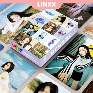 Linxx โปสการ์ด อัลบั้มรูปศิลปินเกาหลี AESPA MY WORLD 55 ชิ้น