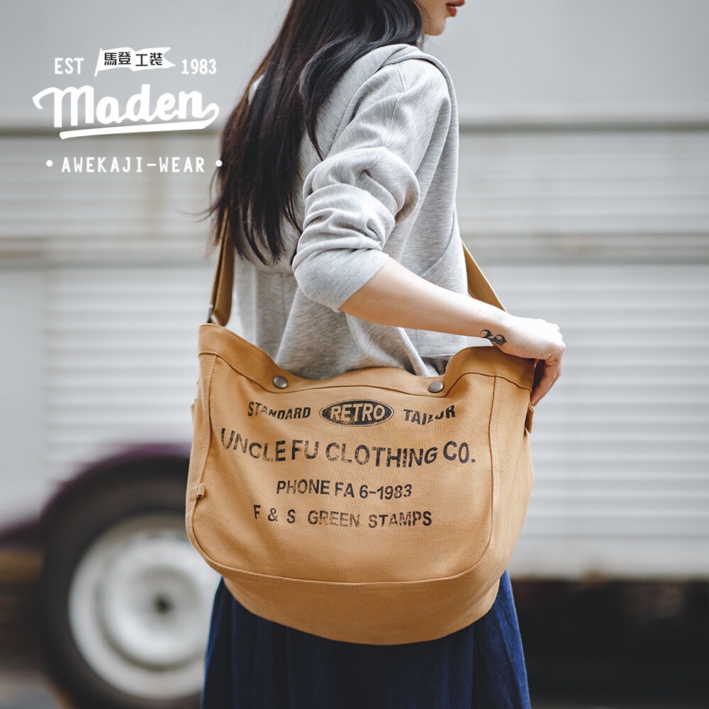 Retro Retro สาวแฟชั่น High Street อเมริกันขนาดใหญ่ความจุ Crossbody Newsboy กระเป๋าผ้าใบรถจักรยานยนต์คอมพิวเตอร์ Tote Postman กระเป๋า
