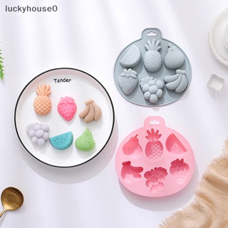 Luckyhouse0^^ ใหม่ แม่พิมพ์ซิลิโคน รูปผลไม้ สําหรับทําเค้ก ช็อคโกแลต เยลลี่ ฟองดองท์