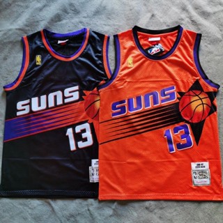 ขายดี แนชคลาสสิค สไตล์คลาสสิก เสื้อกีฬาบาสเก็ตบอล ปักลาย NBA 13 Sun Retro 429095