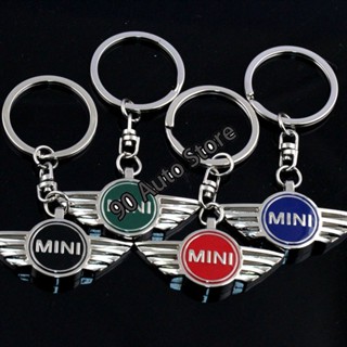 พวงกุญแจโลหะ รูปโลโก้รถยนต์ ดัดแปลง สําหรับ MINI Coopers R52 JCW R53 R55 1 ชิ้น