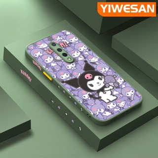 สําหรับ Oneplus 8 Pro 8T 9 Pro เคส น่ารัก ลาย Sanrio Kuromi บาง ฝ้า ใส เคสโทรศัพท์ ขอบสี่เหลี่ยม ซิลิโคน เคสกันกระแทก