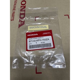 สติ๊กเกอร์แต่งรถ 🔻เเท้​เบิก​ศูนย์​🔻สติกเกอร์เครื่อง​หมาย​ HONDAติดหน้ากากหน้า 50mm ติดรถWave125​ 87140-KPH-700ZA