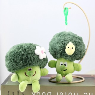 พวงกุญแจ จี้ตุ๊กตาการ์ตูน Broccoli Touch แบบนิ่ม ขนาด 15 ซม. เหมาะกับของขวัญวันเกิด แบบสร้างสรรค์ สําหรับห้อยกระเป๋า