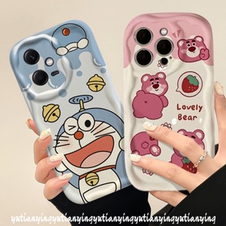 เคสโทรศัพท์มือถือ แบบนิ่ม ลายการ์ตูนโดราเอมอน 3D ขอบโค้ง สําหรับ Realme C55 C33 C12 C21Y C20A C31 C11 C25Y C20 C30 C17 C25 C35 C25s C15 C3 5 6i 5s 5i 7i C21