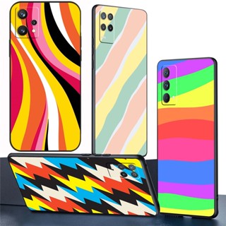 เคสโทรศัพท์มือถือ ซิลิโคนนิ่ม TPU ลายศิลปะสีรุ้ง BS54 สําหรับ Realme 10T 11 Pro 11 Pro+ C55 C33 2023 GT Neo5 SE GT3 Narzo N55 N53