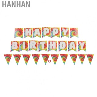 Hanhan Happy Birthday Paper Card Pennant Birthday Background Arrangemen JY