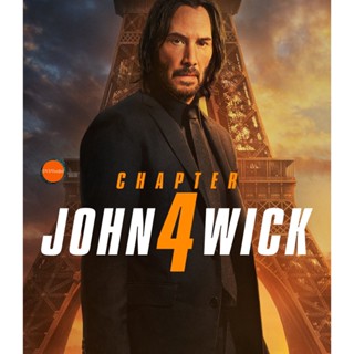 หนังแผ่น Bluray John Wick 4 (2023) แรงกว่านรก 4 (เสียง Eng | ซับ ไทย) หนังใหม่ บลูเรย์